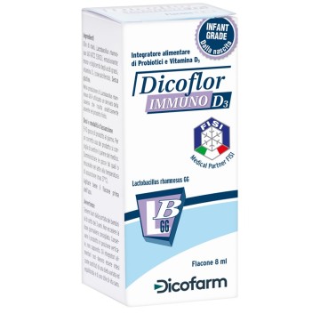 Dicoflor Immuno D3 8ml-CONFEZIONE ITALIANA ULTIMO ARRIVO DICEMBRE 2020-