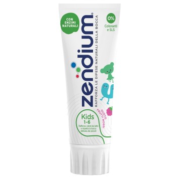 Zendium dentifricio kids 1-6 anni 75ml