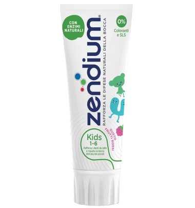 Zendium dentifricio kids 1-6 anni 75ml