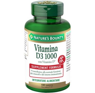 VITAMINA D3/1000 100TAV BOUNTY