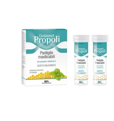 Golasept Propoli 24 Compresse Masticabili Balsamiche -OFFERTISSIMA-ULTIMI PEZZI-PRODOTTO ITALIANO-