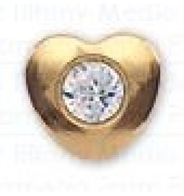 Inverness Orecchini Cuore Crystal Placcati Oro R25C1 -OFFERTISSIMA-ULTIMI PEZZI-ULTIMI ARRIVI-PRODOTTO ITALIANO-