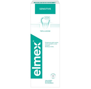 Elmex Sensitive Collutorio 400 ml -OFFERTISSIMA-ULTIMI PEZZI-ULTIMI ARRIVI-PRODOTTO ITALIANO-