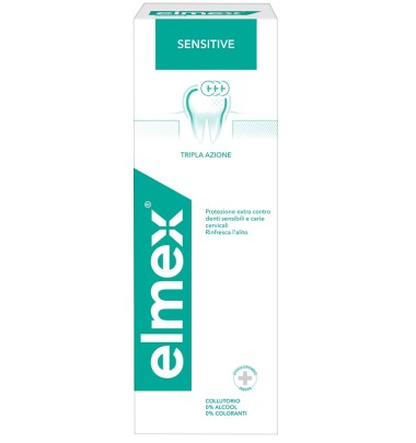Elmex Sensitive Collutorio 400 ml -OFFERTISSIMA-ULTIMI PEZZI-ULTIMI ARRIVI-PRODOTTO ITALIANO-