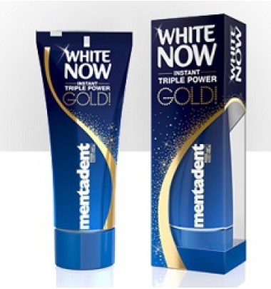 MENTADENT WHITE NOW GOLD POW50ML