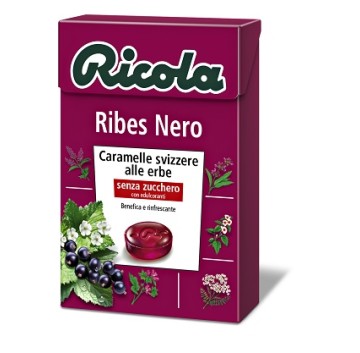 Ricola Ribes Nero Caramelle Senza Zucchero 50 gr-ULTIMO ARRIVO-OFFERTISSIMA-