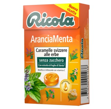 Ricola Arancia Menta Caramelle Balsaiche Senza Zucchero 50 gr ULTIMO ARRIVO-OFFERTISSIMA-