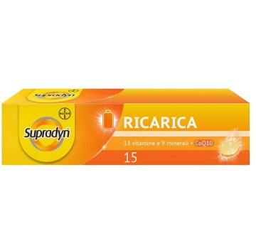 Supradyn Ricarica 15cpr Efferv -OFFERTISSIMA-ULTIMI PEZZI-ULTIMI ARRIVI-PRODOTTO ITALIANO-