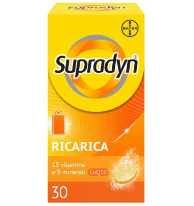 Supradyn Ricarica 30cpr Efferv -OFFERTISSIMA-ULTIMI PEZZI-ULTIMI ARRIVI-PRODOTTO ITALIANO-