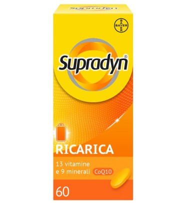 Supradyn Ricarica 60 cpr -OFFERTISSIMA-ULTIMI PEZZI-ULTIMI ARRIVI-PRODOTTO ITALIANO-