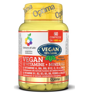 VEGAN 12 VIT+MIN 60CPR OPTIMA