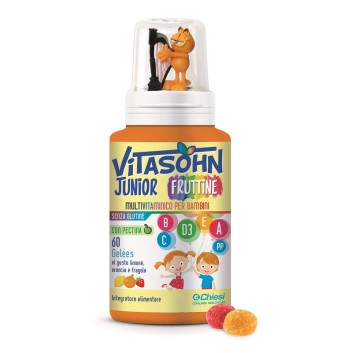 Vitasohn Junior Fruttine 60car -OFFERTISSIMA-ULTIMI PEZZI-ULTIMI ARRIVI-PRODOTTO ITALIANO-