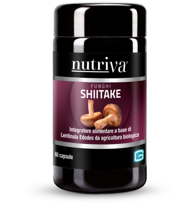 NUTRIVA SHITAKE 60CPS VEG