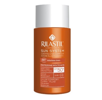 Rilastil Sun System Fluido Colorato SPF 50+ Protezione Solare Molto Alta 50 ml ULTIMO ARRIVO NO IMPORT