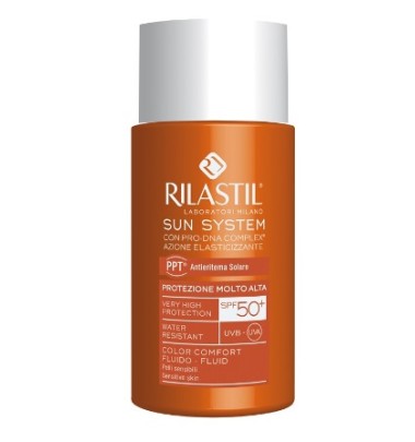 Rilastil Sun System Fluido Colorato SPF 50+ Protezione Solare Molto Alta 50 ml ULTIMO ARRIVO NO IMPORT