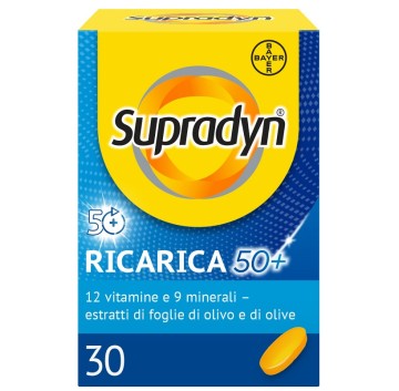 Supradyn Ricarica 50+ 30cpr -OFFERTISSIMA-ULTIMI PEZZI-ULTIMI ARRIVI-PRODOTTO ITALIANO-