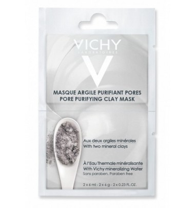 VICHY MASCHERA ARGIL PURIF 2X6ML