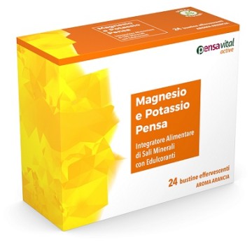 Magnesio E Potassio Pensa 24 bustine -OFFERTISSIMA-ULTIMI PEZZI-ULTIMI ARRIVI-PRODOTTO ITALIANO-