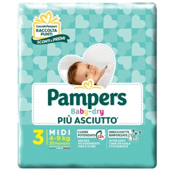 Pampers Baby Dry Down Midi20pz