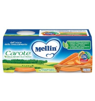 MELLIN-OMO CAROTE 2X80G