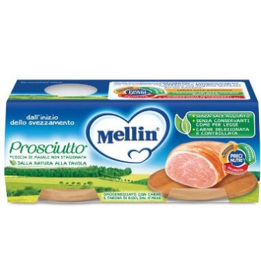 MELLIN-OMO.PROSCIUTTO 2X80G