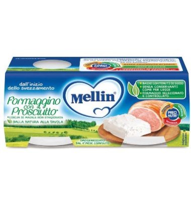 MELLIN-FORMAGGINO PROSCIUT 2X80G