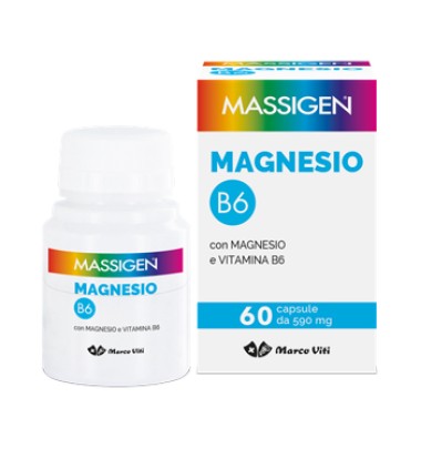 Massigen Magnesio B6 60 CAPSULE-PRODOTTO ITALIANO-OFFERTISSIMA-ULTIMI PEZZI-