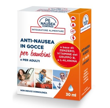 P6 Nausea Control Gocce Anti Nausea per bambini e adulti 30 ml  -OFFERTISSIMA-ULTIMI PEZZI-ULTIMI ARRIVI-PRODOTTO ITALIANO-
