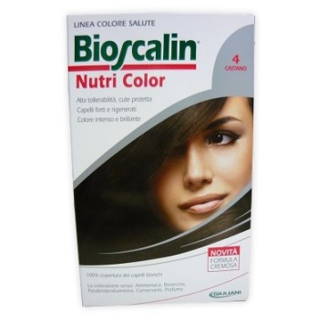 Bioscalin Nutri Color con Sincrobiogenina 4 Castano Trattamento Colorante 124 ml