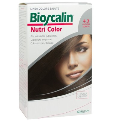 Bioscalin Linea Nutri Color SincroBiogenina Colorazione Capelli 4.3 Castano Dorato -OFFERTISSIMA-ULTIMI PEZZI-ULTIMI ARRIVI-PRODOTTO ITALIANO-