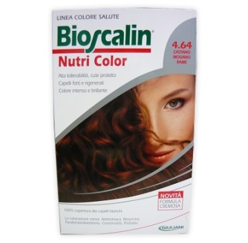 Bioscalin Linea Nutri Color SincroBiogenina Colorazione 4.64 Castano Mogano Rame