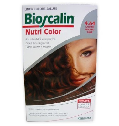 Bioscalin Linea Nutri Color SincroBiogenina Colorazione 4.64 Castano Mogano Rame