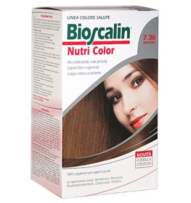 Bioscalin Colorazione Bioscalin Linea Nutri Color SincroBiogenina Colorazione Capelli 7.36 Nocciola