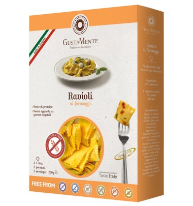 GUSTAMENTE RAVIOLI FORMAGG 250G