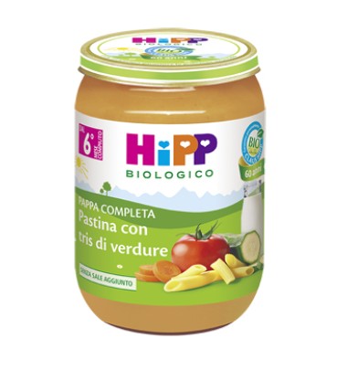 HIPP PASTINA TRIS VERDURE 190G