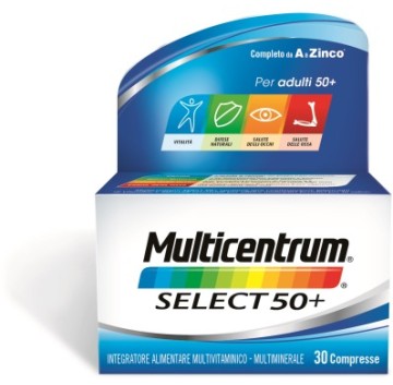Multicentrum Select 50+ 30cpr -OFFERTISSIMA-ULTIMI PEZZI-ULTIMI ARRIVI-PRODOTTO ITALIANO-