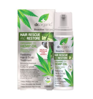 DR ORGANIC HEMP HAIR MOUSSE