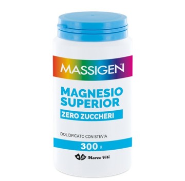 Massigen Magnesio Superior Zero Zuccheri 300 gr -OFFERTISSIMA-ULTIMI PEZZI-ULTIMI ARRIVI-PRODOTTO ITALIANO-