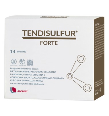 Tendisulfur Forte 14bust -OFFERTISSIMA-ULTIMI PEZZI-ULTIMI ARRIVI-PRODOTTO ITALIANO-