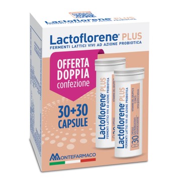 Lactoflorene Plus Bipack 30 cps -OFFERTISSIMA-ULTIMI PEZZI-ULTIMI ARRIVI-PRODOTTO ITALIANO-