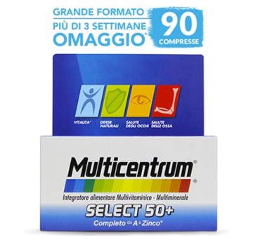 Multicentrum Select 50+ 90 compresse-OFFERTISSIMA-ULTIMI PEZZI-ULTIMI ARRIVI-PRODOTTO ITALIANO-