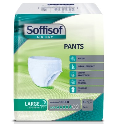 SOFFISOF AIR DRY PANTS SUPER L