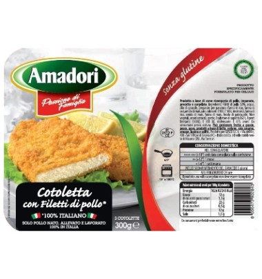 Amadori Cotoletta Poll Sur300g