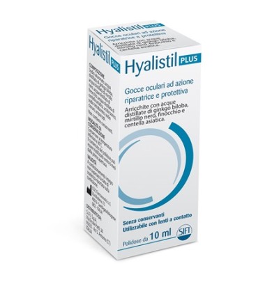 Hyalistil Plus Gocce Oculari Flacone da 10 ml-PRODOTTO ITALIANO-ULTIMI ARRIVI-LUNGA SCADENZA-