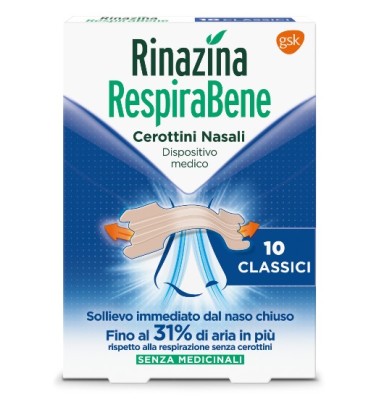 RINAZINA RESPIRABENE CLASSICO 10PZ -PRODOTTO ITALIANO-ULTIMI ARRIVI-LUNGA SCADENZA-