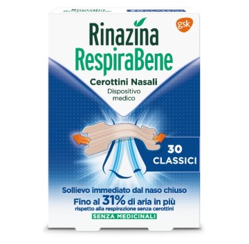 RINAZINA RESPIRABENE CLASSICO 30PZ -PRODOTTO ITALIANO-ULTIMI ARRIVI-LUNGA SCADENZA-
