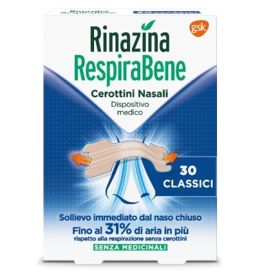 RINAZINA RESPIRABENE CLASSICO 30PZ -PRODOTTO ITALIANO-ULTIMI ARRIVI-LUNGA SCADENZA-