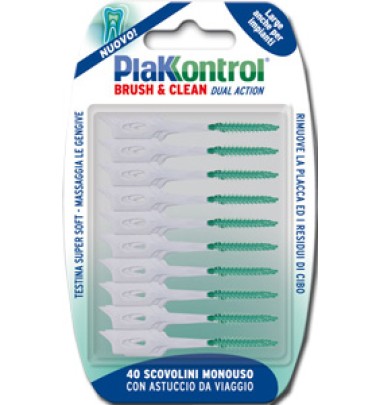 Plakkontrol Linea Igiene Interdentale Brush & Clean Implant 40 Scovolini-OFFERTISSIMA-ULTIMI PEZZI-ULTIMI ARRIVI-PRODOTTO ITALIANO-