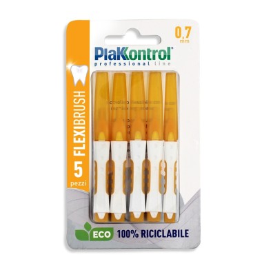 PlakKontrol Flexi Brush Scovolino Interdentale Flessibile 0,7 mm