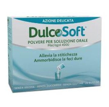 Dulcosoft Polvere Per Sospensione Orale Integratore Alimentare 20 Bustine-PRODOTTO ITALIANO-ULTIMI PEZZI-OFFERTISSIMA-